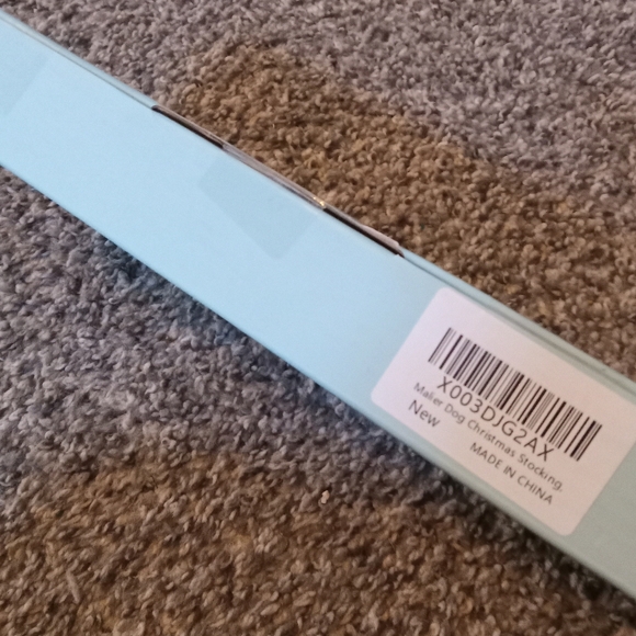 NIP Malier Dog Christmas Stocking - Picture 3 of 3